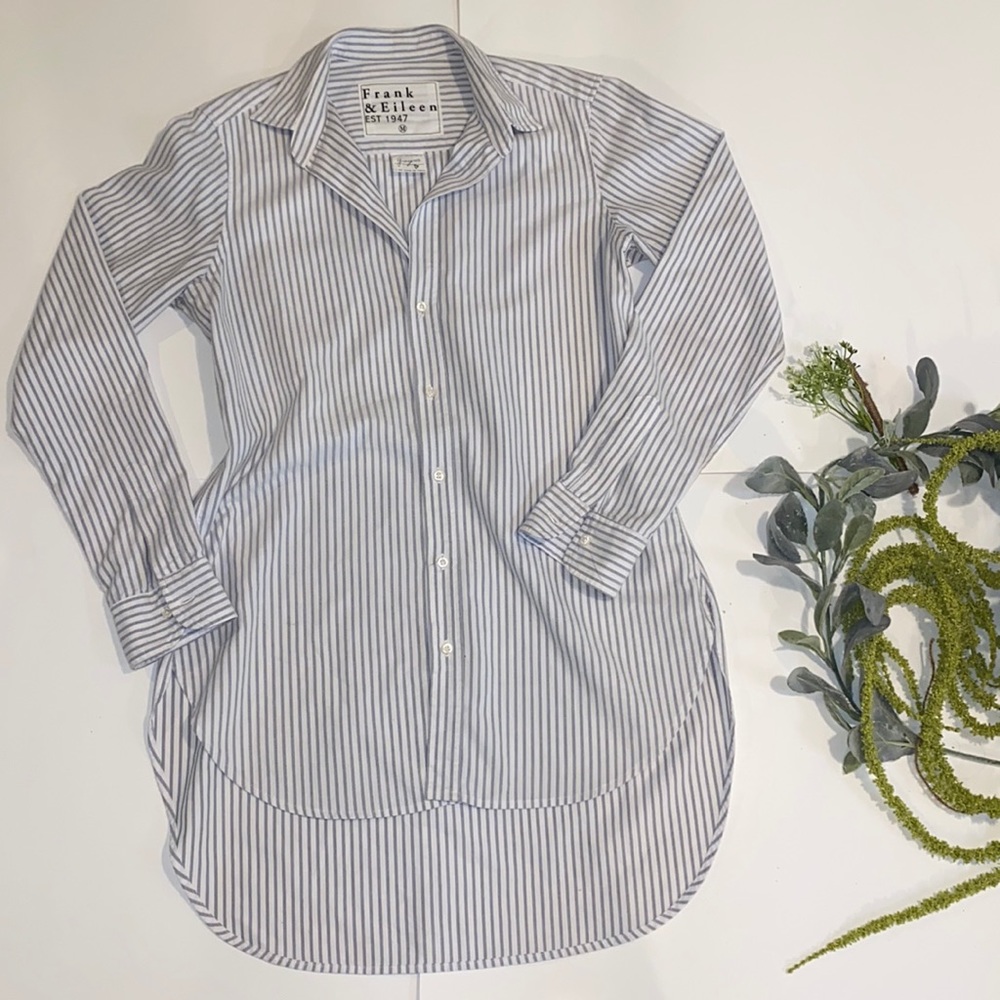 Frank & Eileen Grayson hi-lo button down